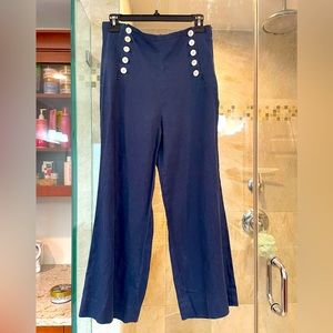 J Crew linen sailor pants